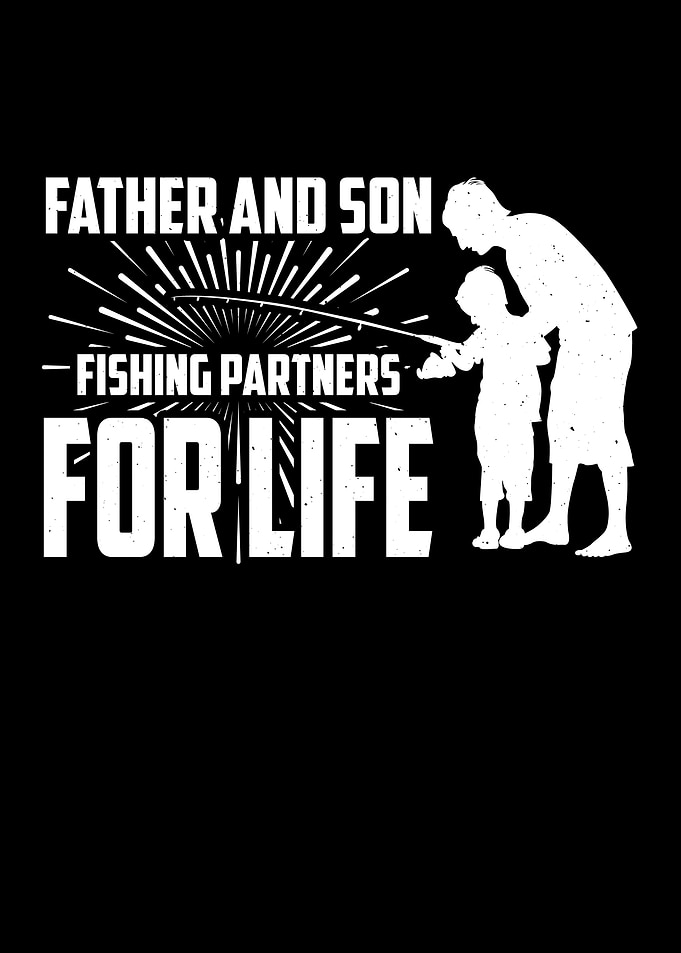 Father And Son Fishing