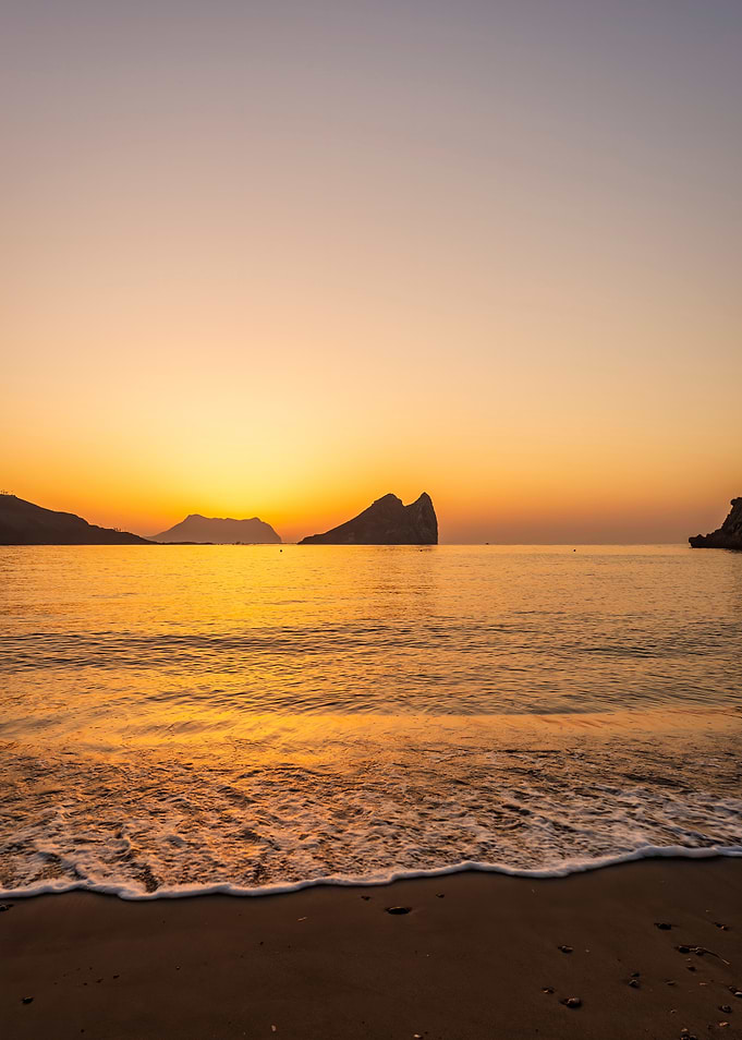Calm sunrise on the beach