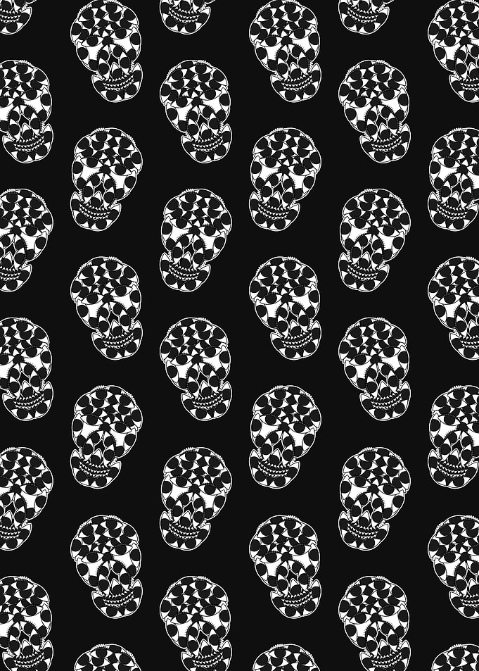 Weirdcore Skull Eyes