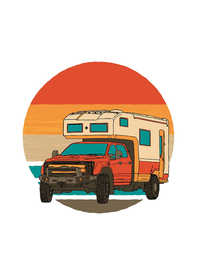 Offroad camper van