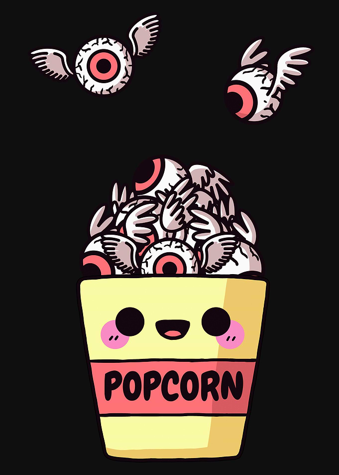 Weirdcore Kawaii Popcorn