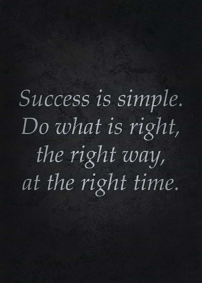 Success Is Simple