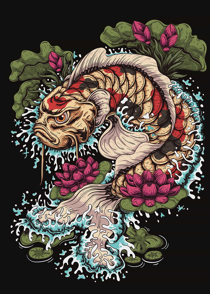 Beautiful Koi Fish