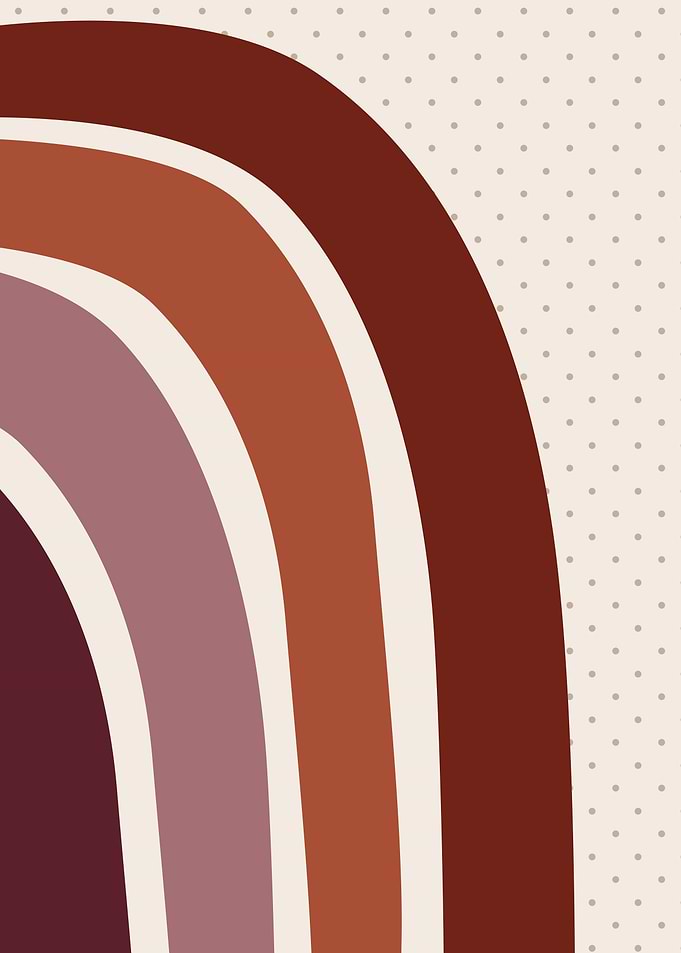 Bohemian Rainbow modernart
