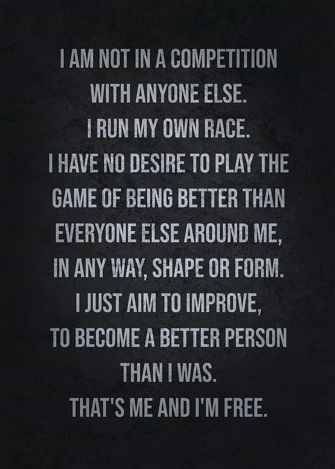 Competition With Myself