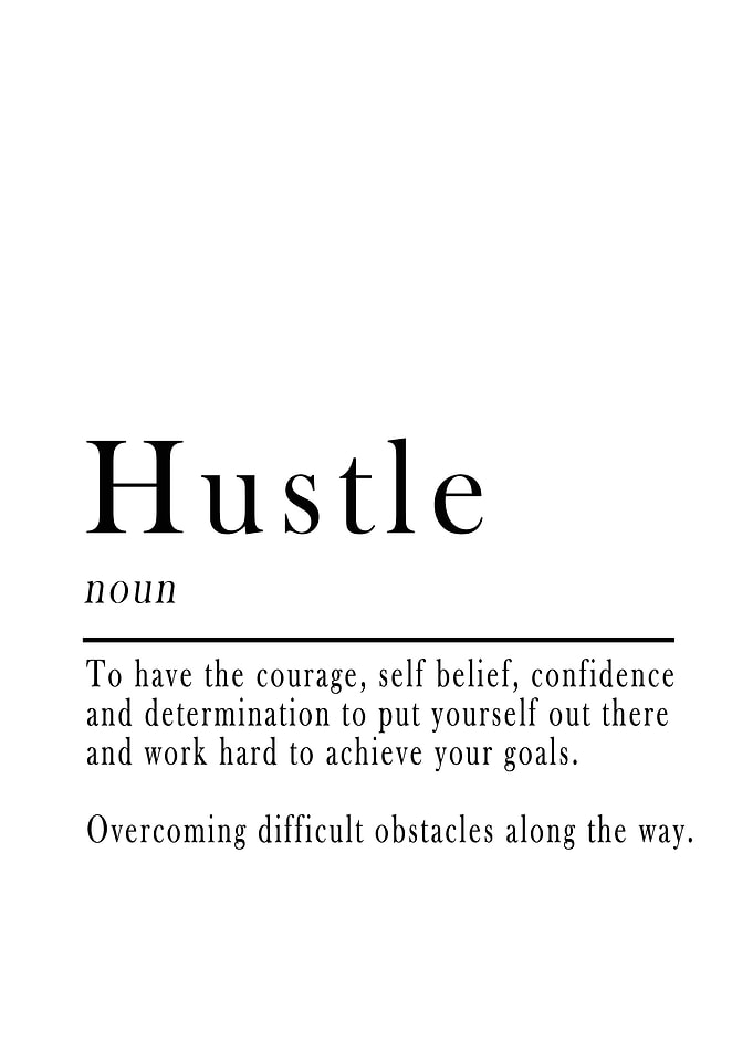 Hustle Print Dictionary