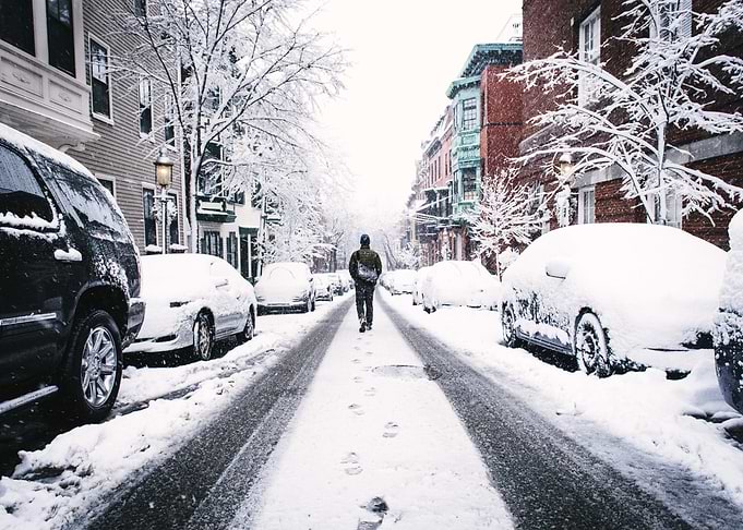 A walk in the snow