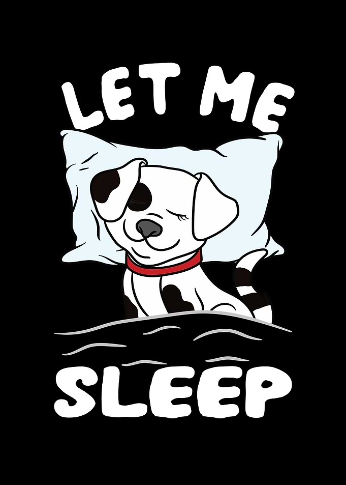 Im so Tired Sleeping Dog