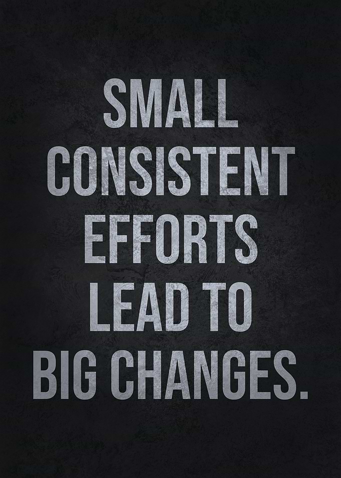 Small Efforts Big Changes