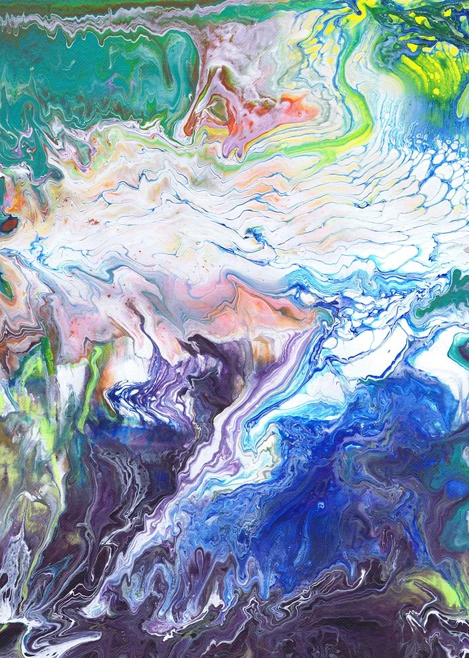 A colorful storm