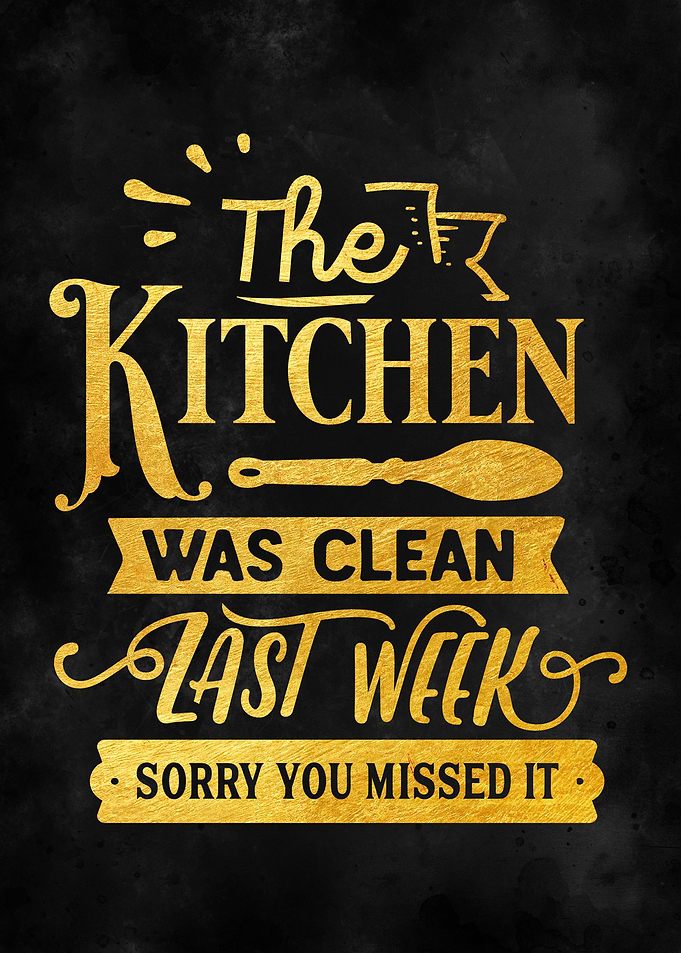The kitchen was clean