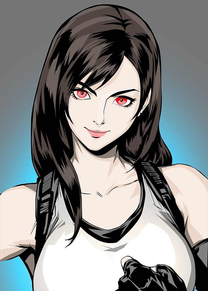 tifa lockhart portrait
