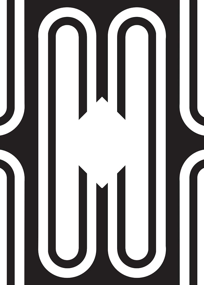 Geometric black and white