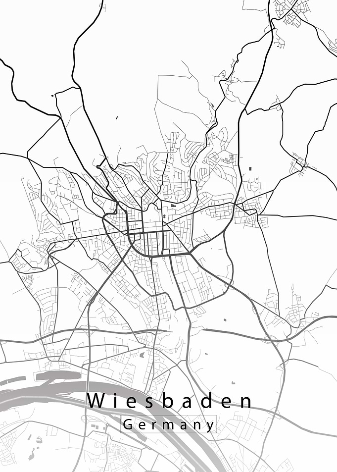 Wiesbaden City Map