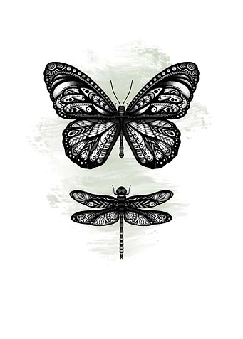Zentangle Butterfly