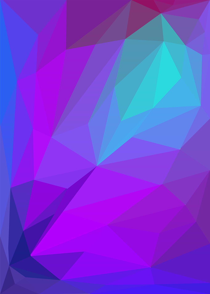 polygonal abstract art