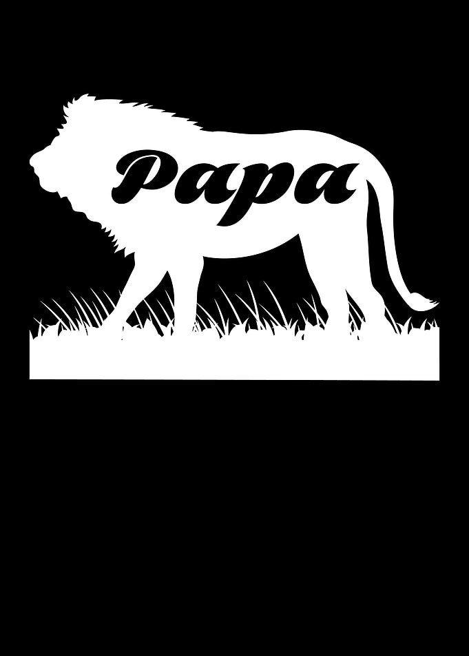 Fathers Day Papa Lion