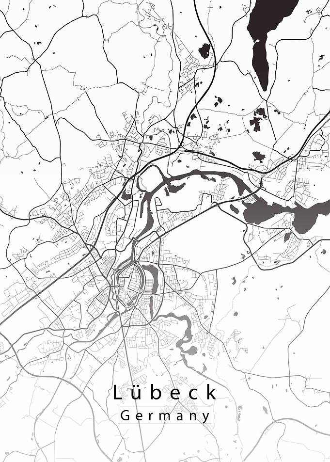 Luebeck City Map