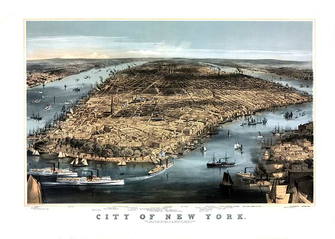 Map of New York 1856