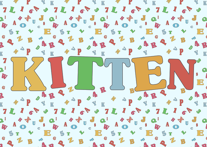 Kidcore Kitten Nostalgia