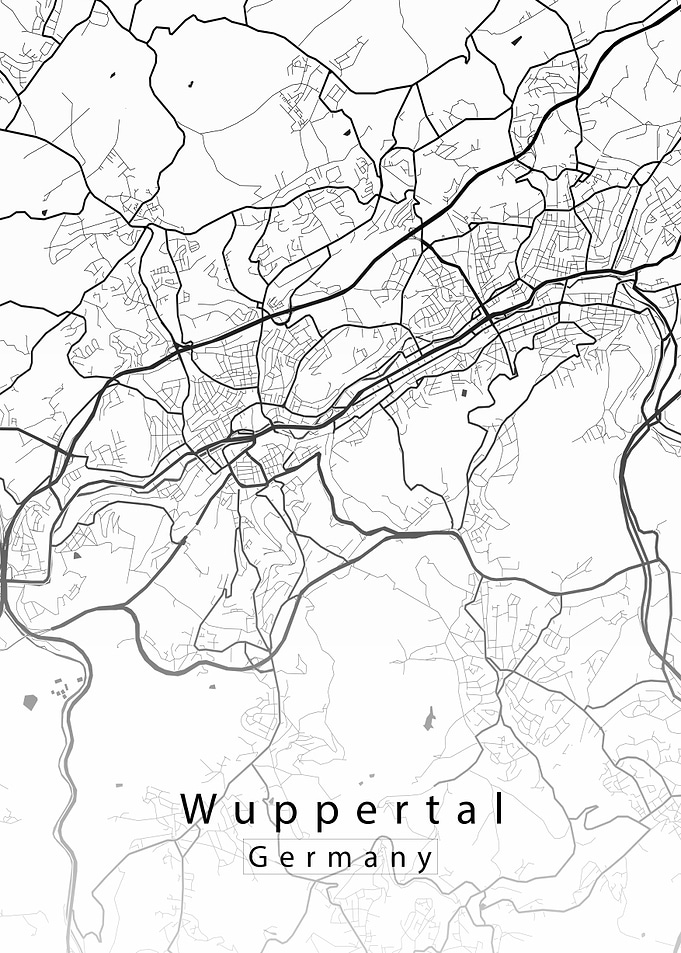 Wuppertal City Map