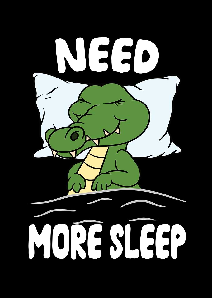 Crocodile Need more sleep