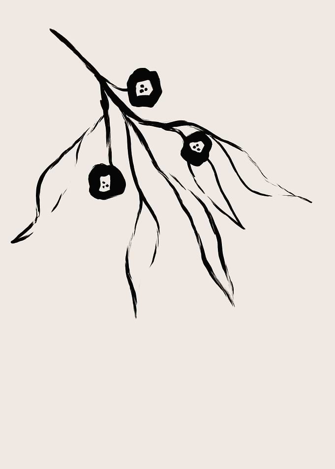 Abstract Cherry Blossom