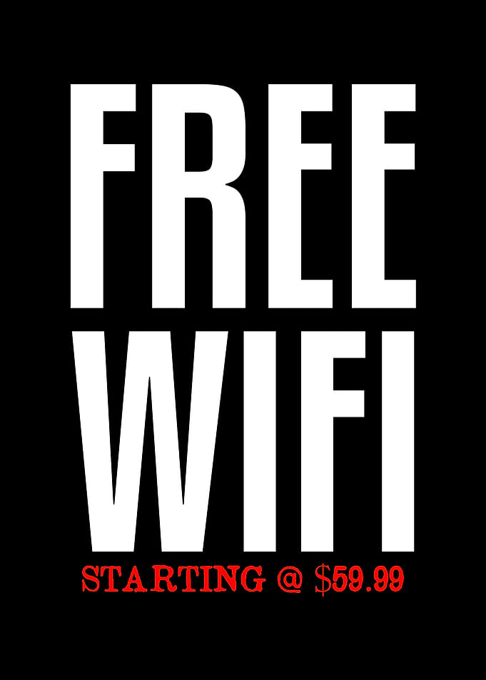 WIFI Sign Wall Art Decor