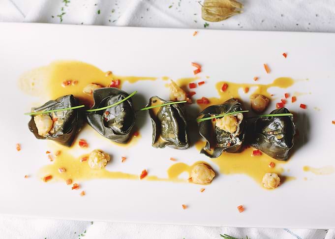 Sushi on a platter
