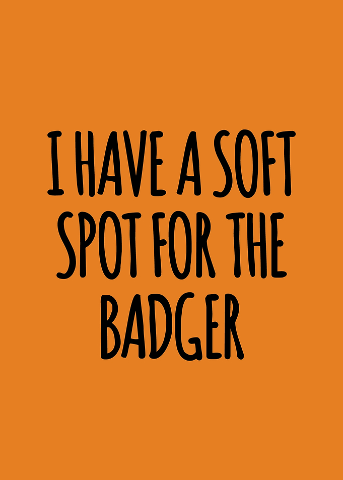 Soft spot for the badger