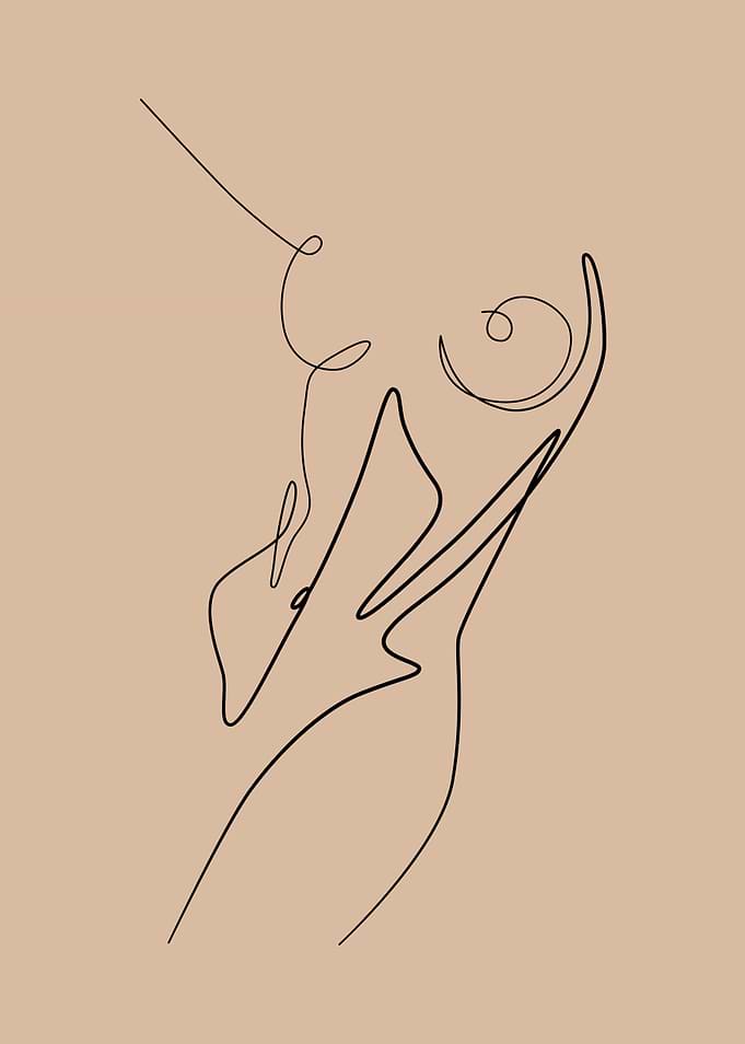 one line art