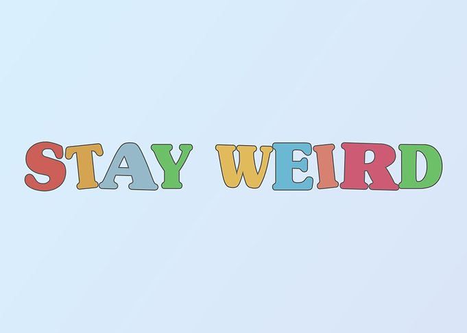 Kidcore Stay Weird Retro