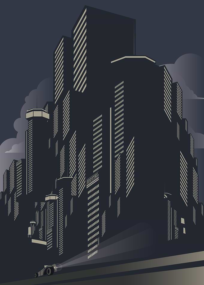 art deco city
