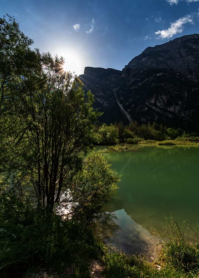 mountain lake italy