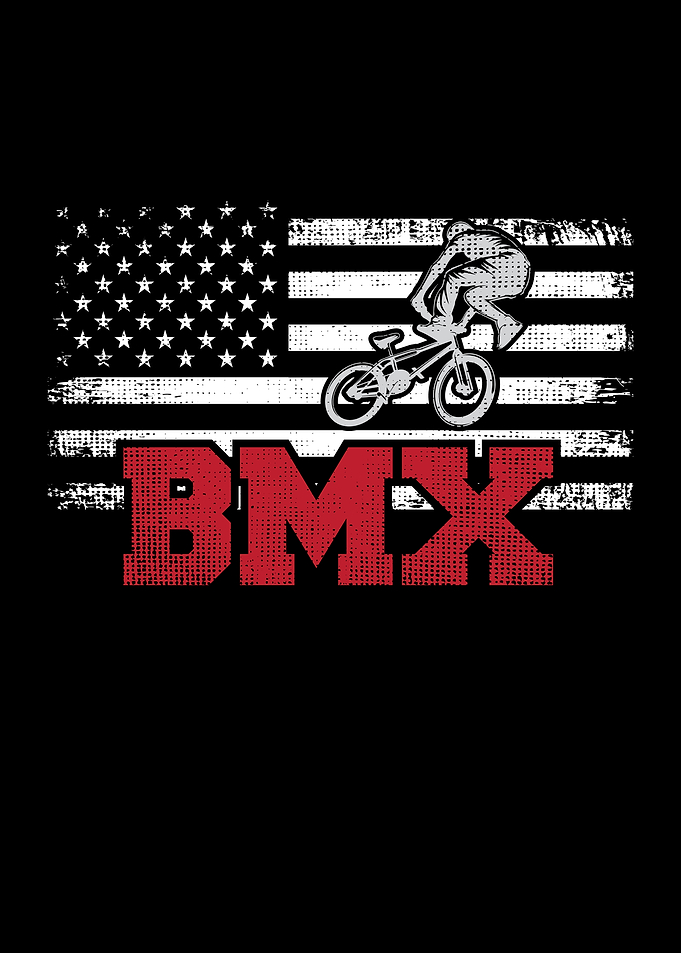BMX American Flag Biker
