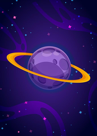 Saturn Ring Gold
