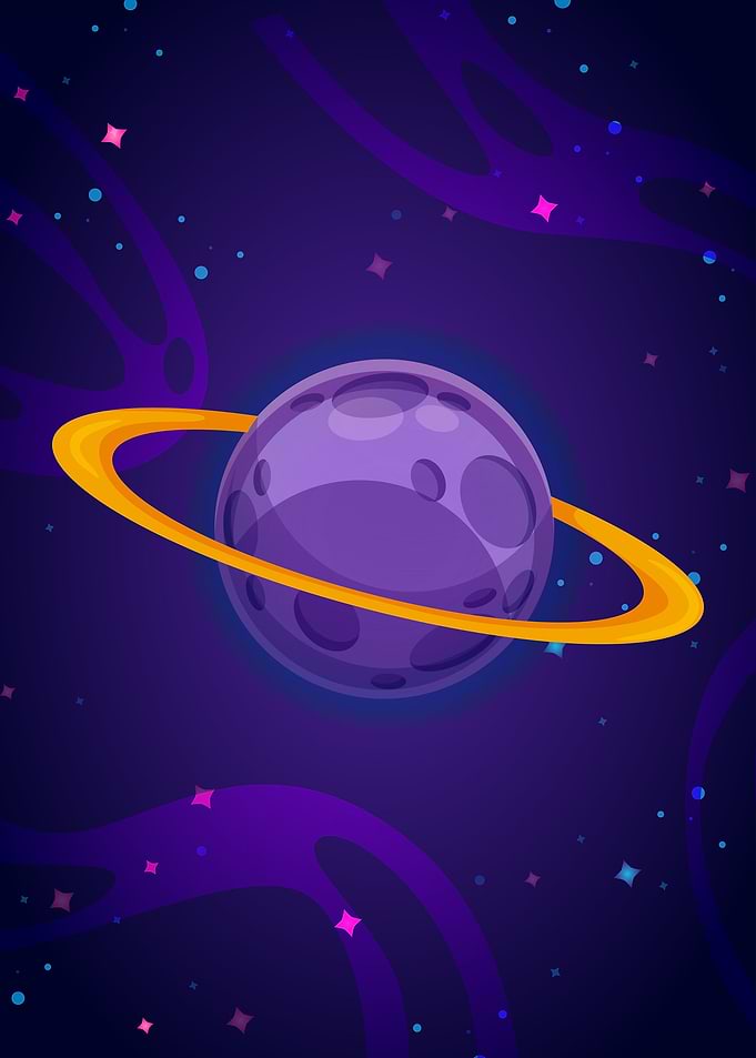 Saturn Ring Gold