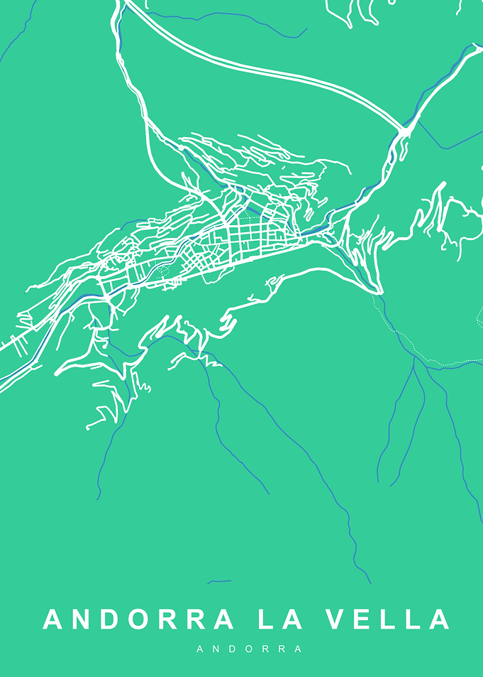 ANDORRA LA VELLA Map