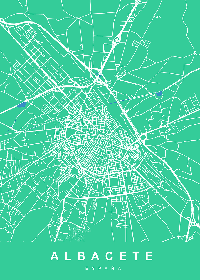 ALBACETE Map SPAIN