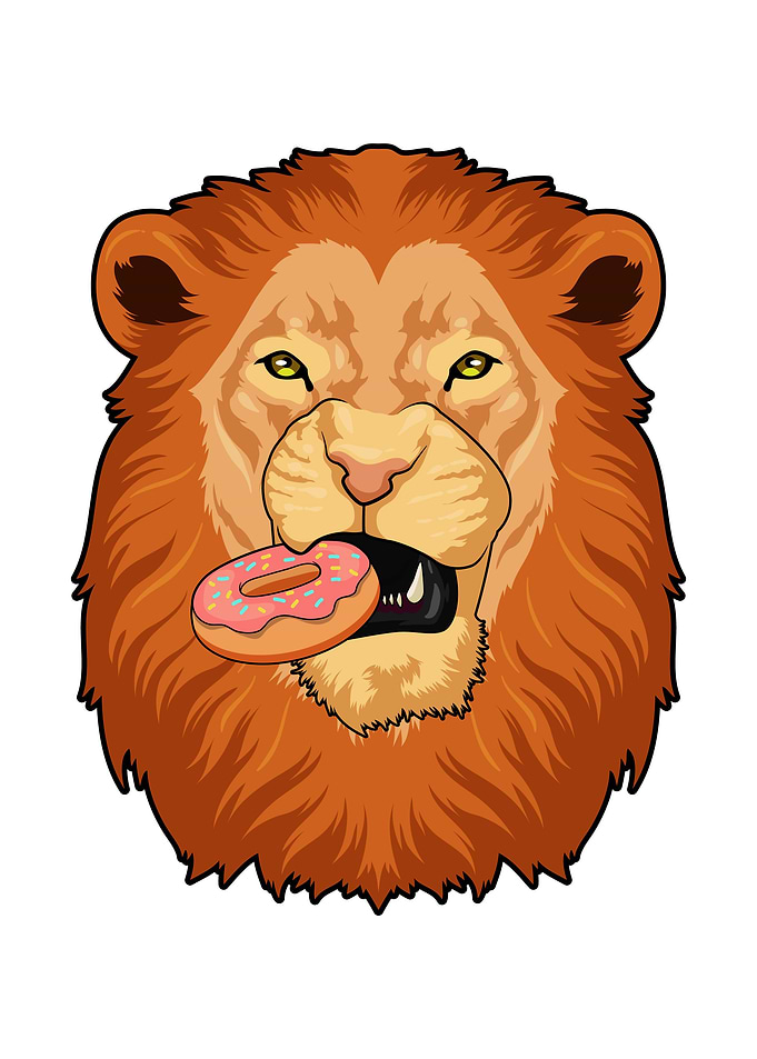 Lion Donut