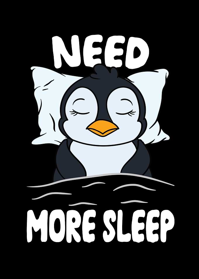 Penguin Need more Sleep