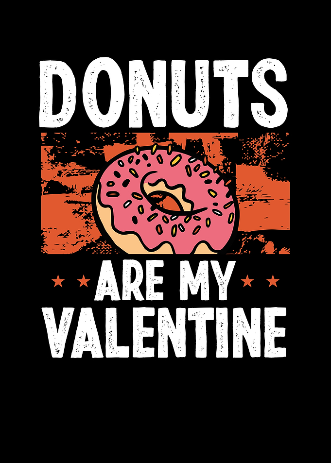 Donut food is my valentine