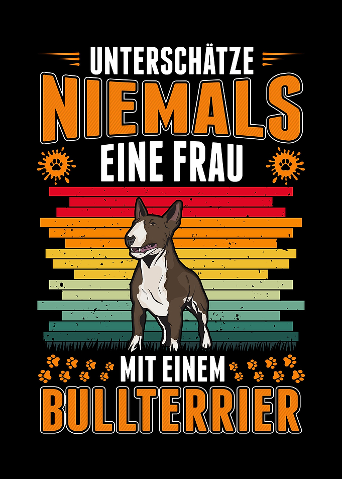 Bullterrier Frau Miniature
