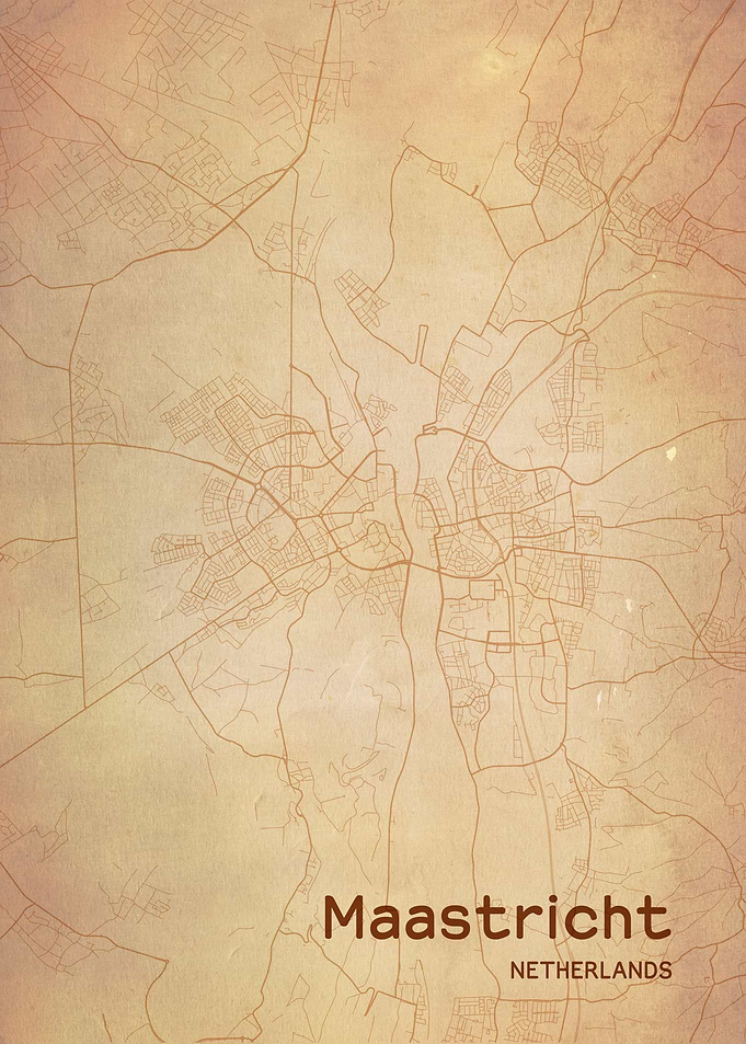 Maastricht Map Netherlands