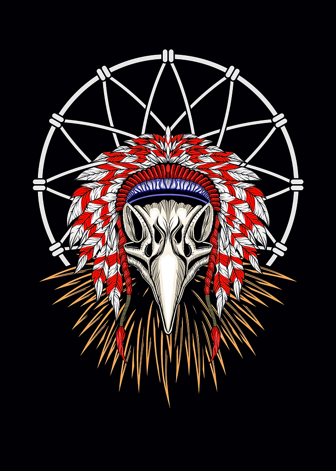 Animal Skull Bird