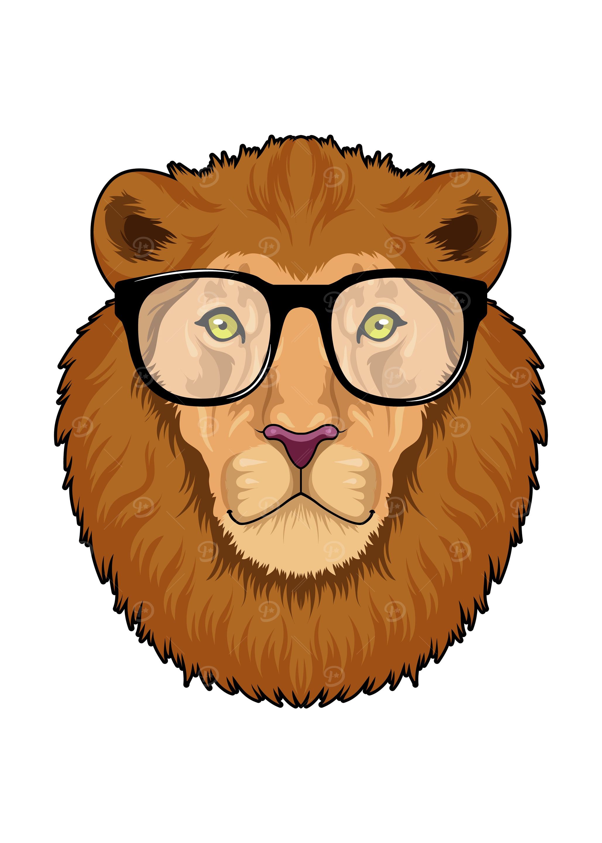 Lion Nerd Glasses