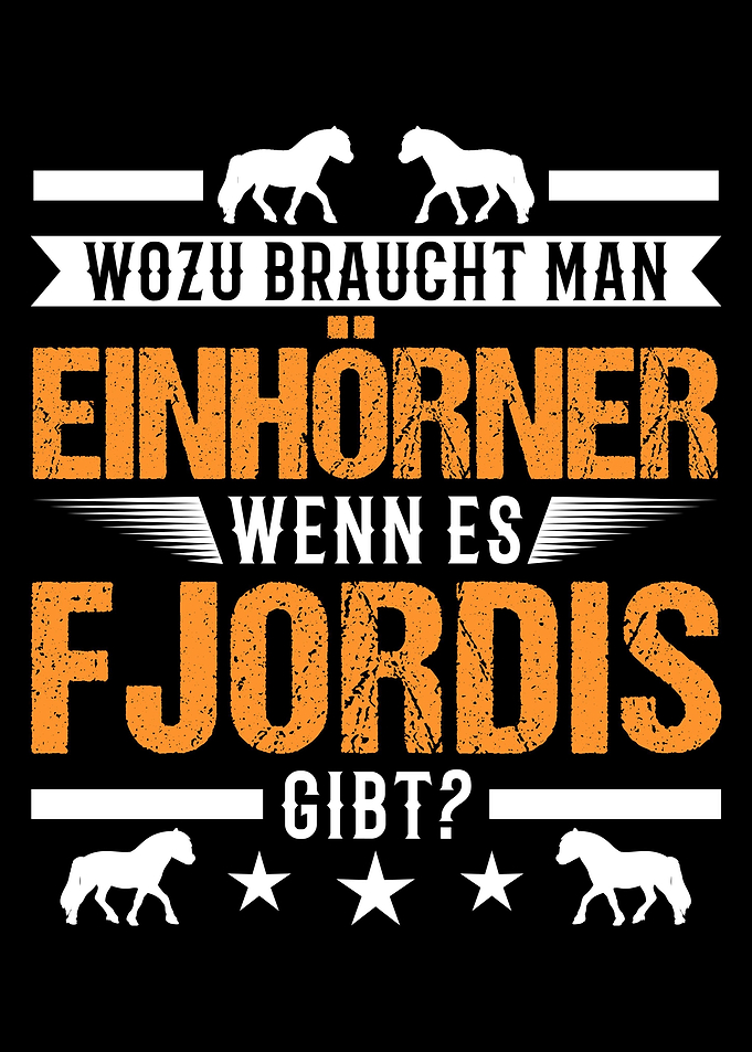 Fjordpferd Einhorn