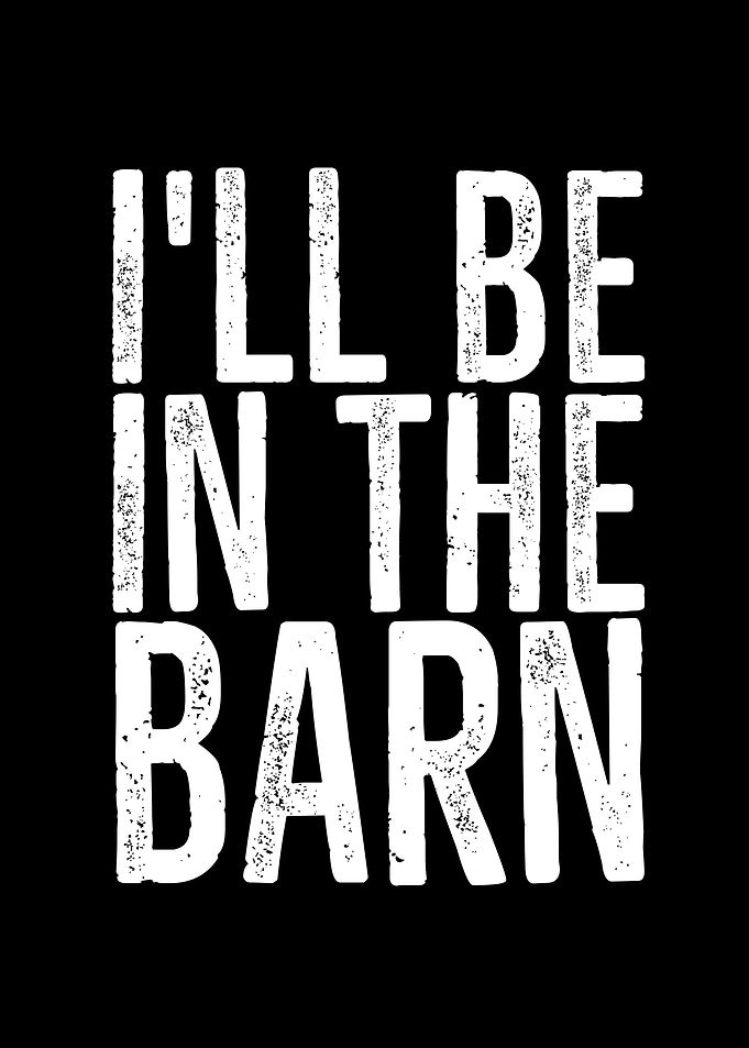 Ill Be In The Barn