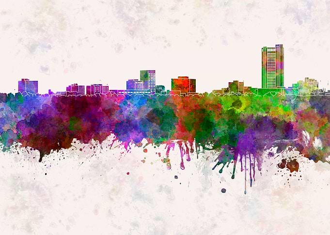 Amarillo skyline