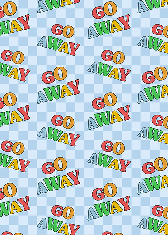 Kidcore Go Away Retro